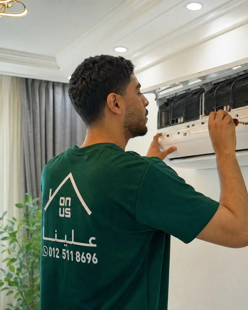 إصلاح عطل في مكيف سبليت